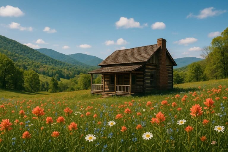 American patriotic wallpaper with family enjoying outdoor adventures