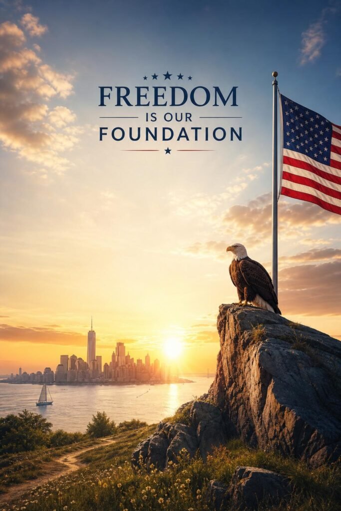 Freedom Is Our Foundation Phone free patriotic wallpaper