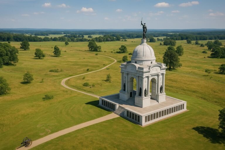 Gettysburg Pennsylvania rolling battlefield wallpaper for desktop