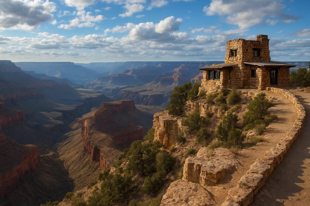 Grand Canyon National Park South Rim panoramic wallpaper for desktop