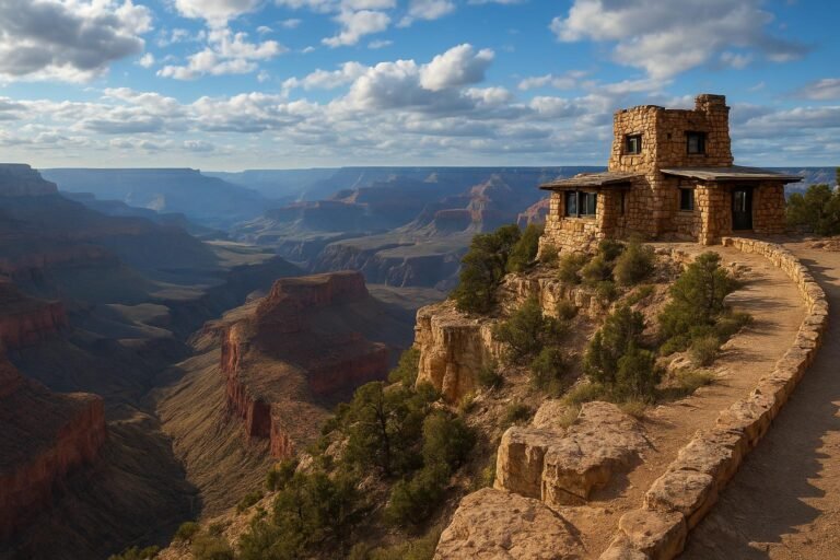 Grand Canyon National Park South Rim panoramic wallpaper for desktop