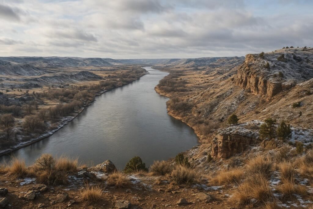 Missouri River Montana wallpaper showing western landscapes