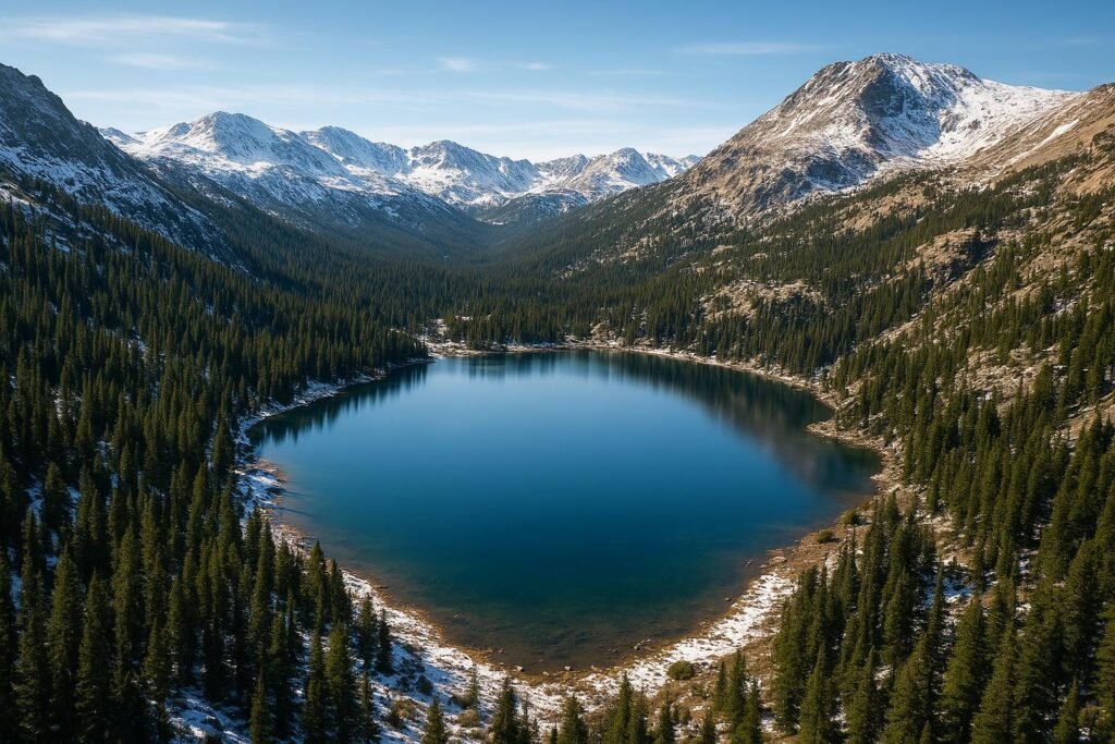 Rocky Mountain National Park Colorado wallpaper with alpine lakes for desktop