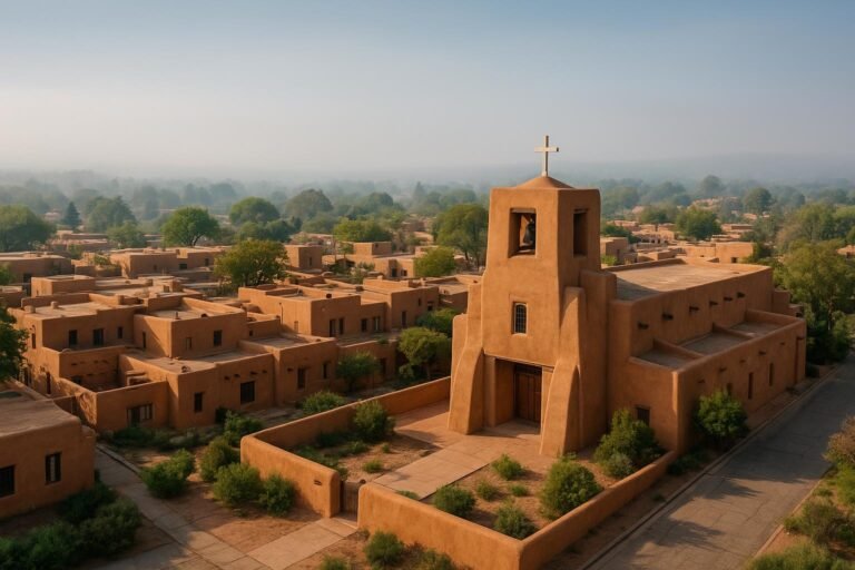 Santa Fe, New Mexico adobe architecture wallpaper for desktop