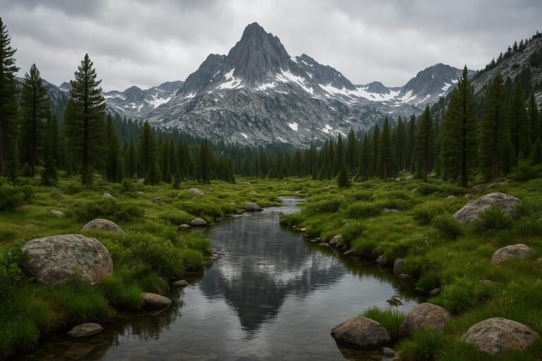 Sierra Nevada California alpine mountain wallpaper for desktop