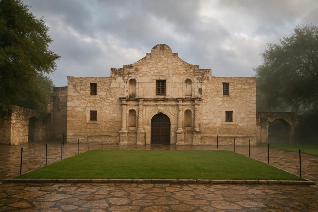 The Alamo Texas historic mission monument wallpaper for desktop