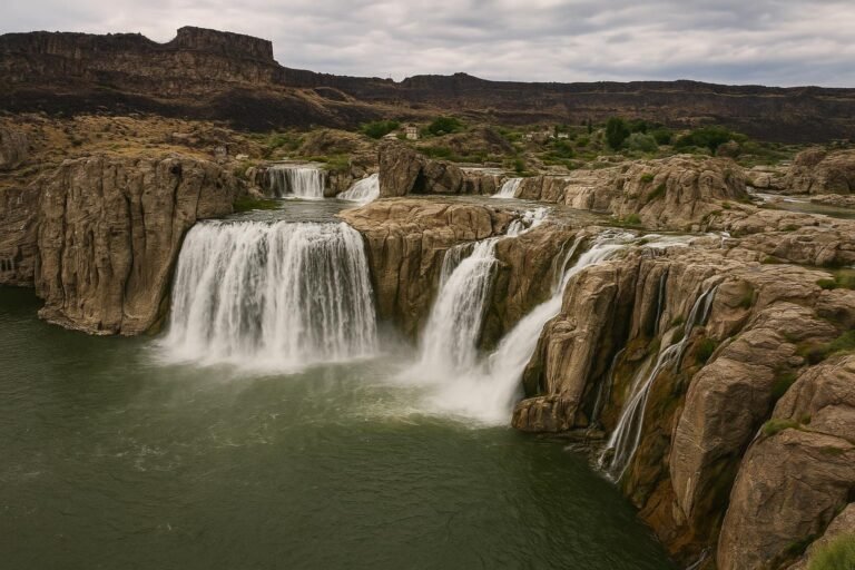 Shoshone Falls Idaho powerful waterfall wallpaper for desktop