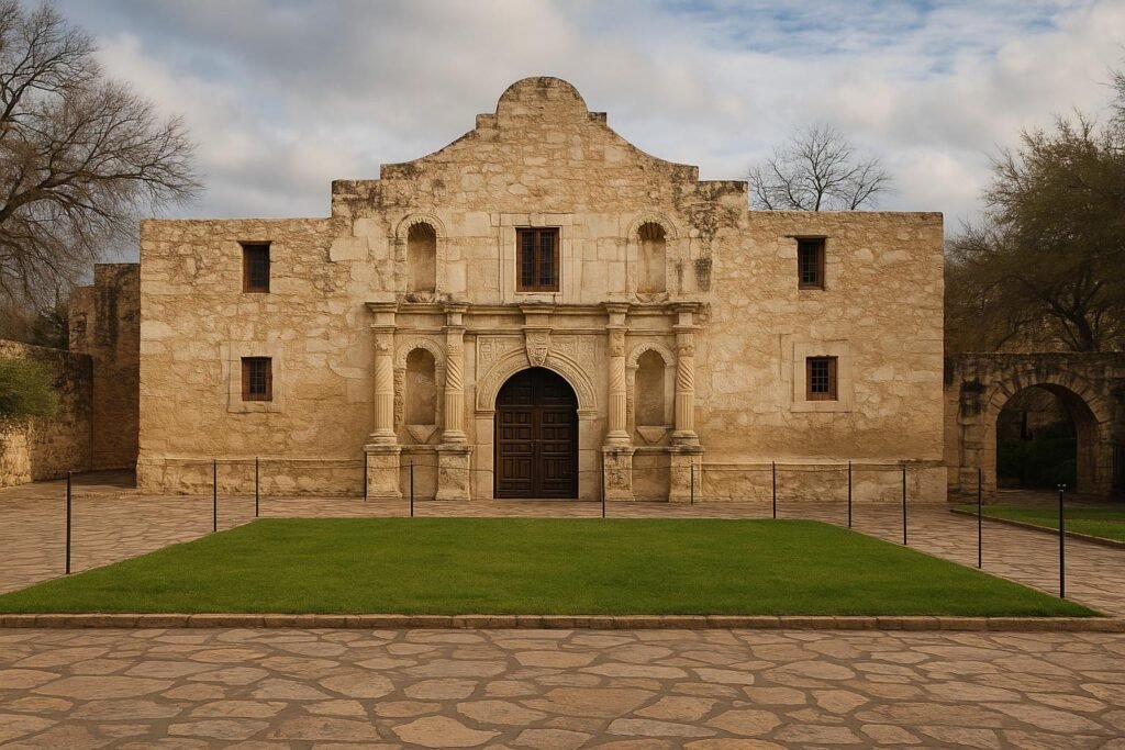 The Alamo Texas historic mission wallpaper for desktop